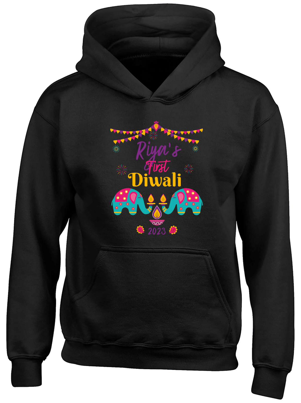 Personalised 2025 kids hoodies